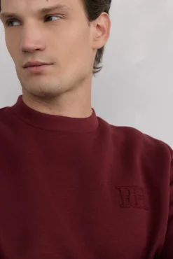 Sudadera cuello caja tejido técnico