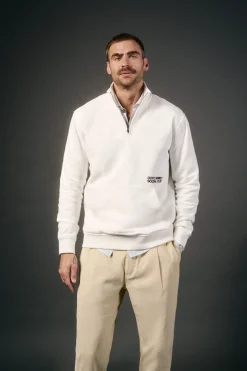 Sudadera cuello cremallera