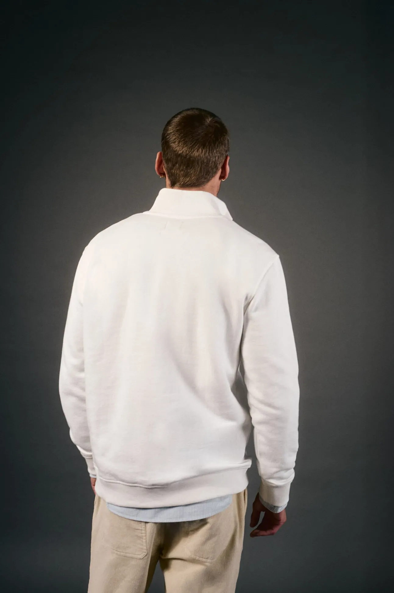 Sudadera cuello cremallera