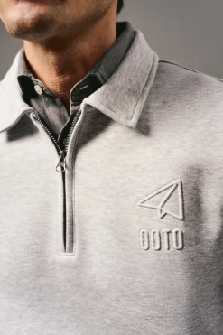 Sudadera cuello cremallera