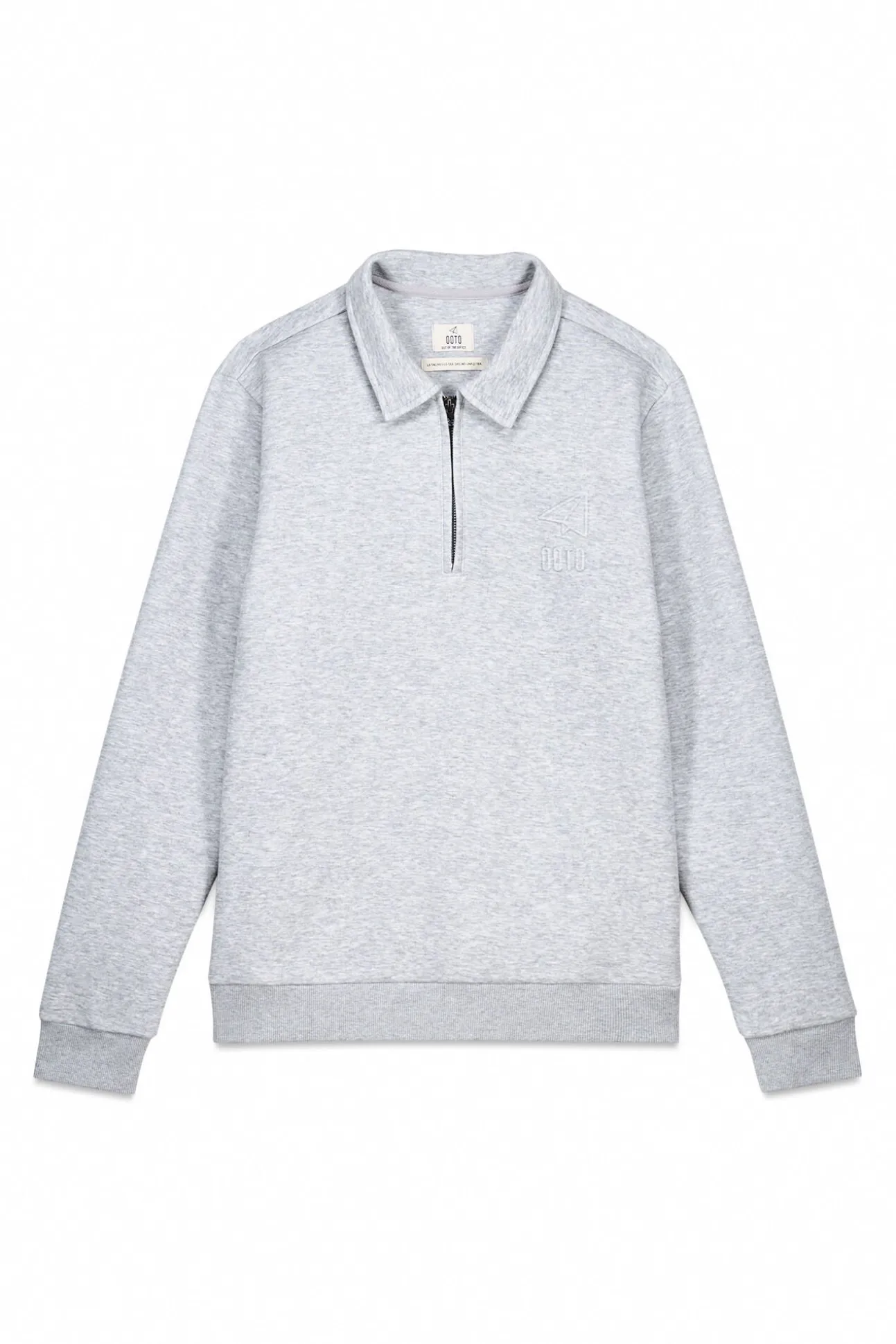 Sudadera cuello cremallera
