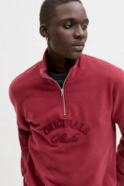 Sudadera cuello cremallera