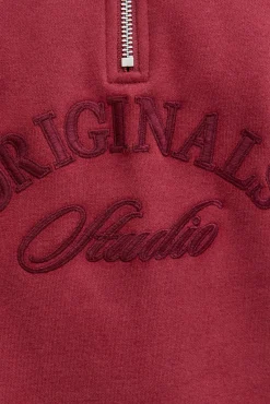 Sudadera cuello cremallera