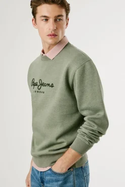 Sudadera Cuello Redondo Con Logo