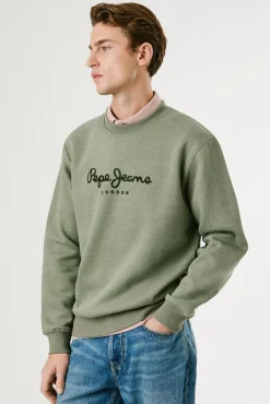 Sudadera Cuello Redondo Con Logo