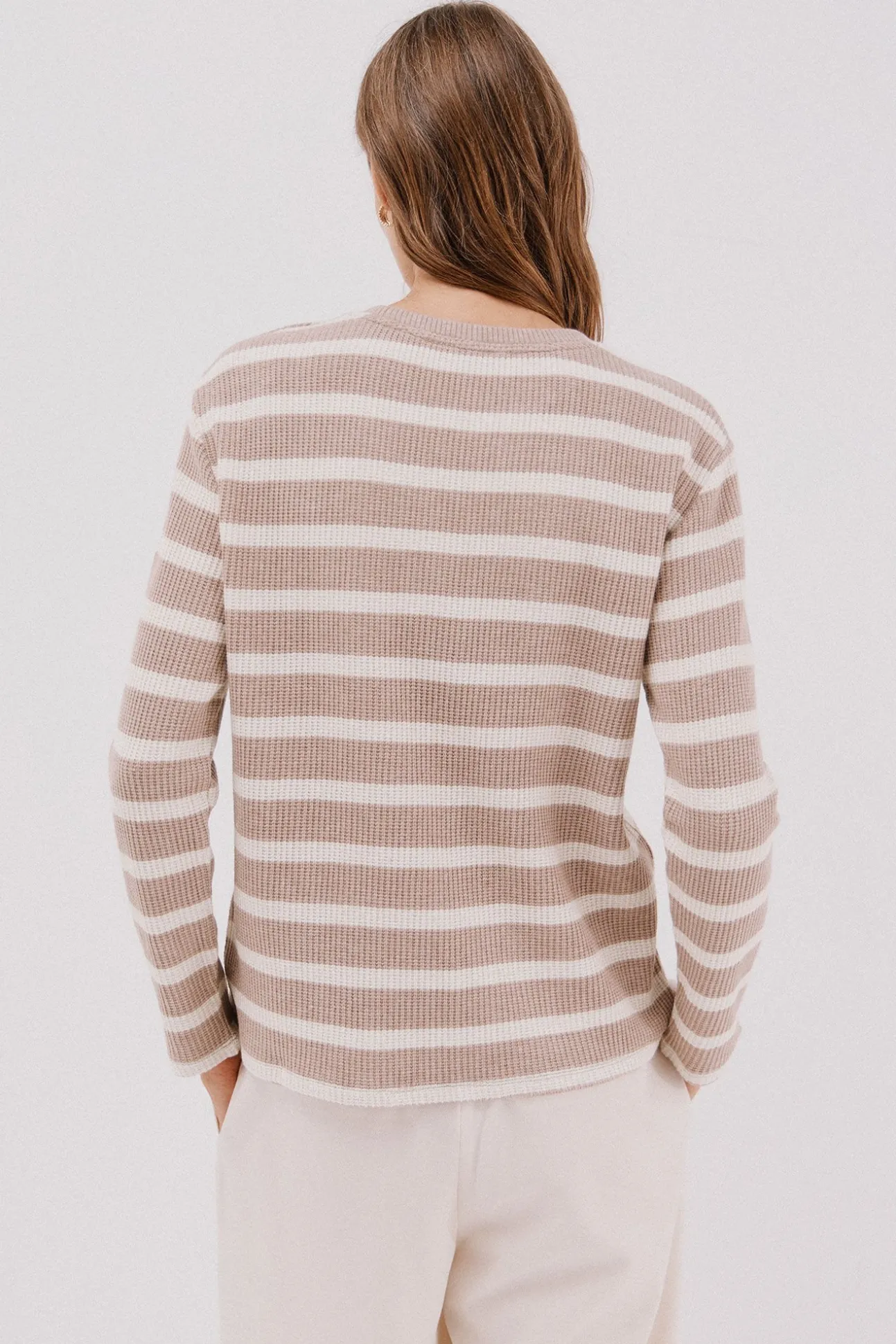 Sudadera estructura rayas