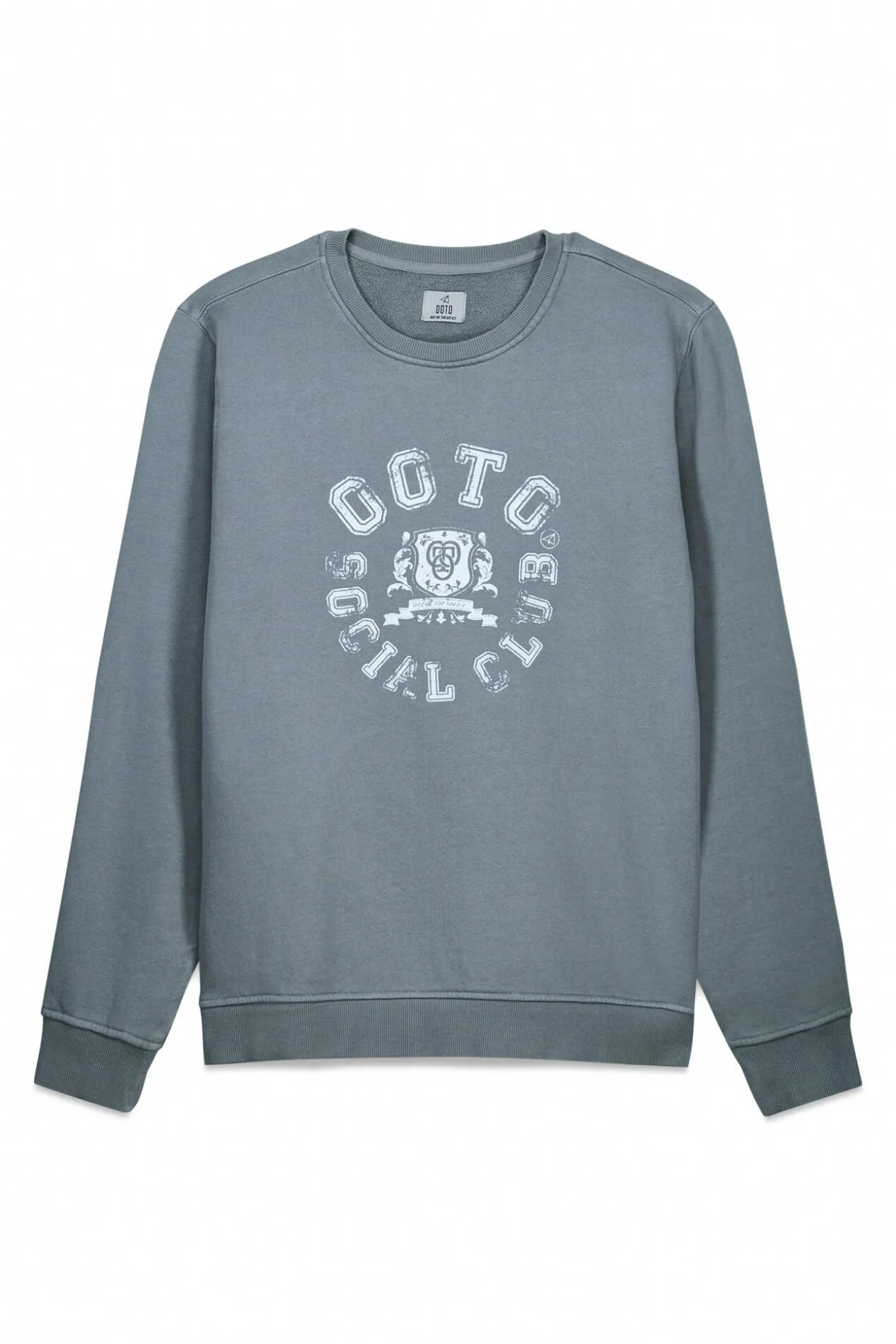 Sudadera gráfica cuello caja