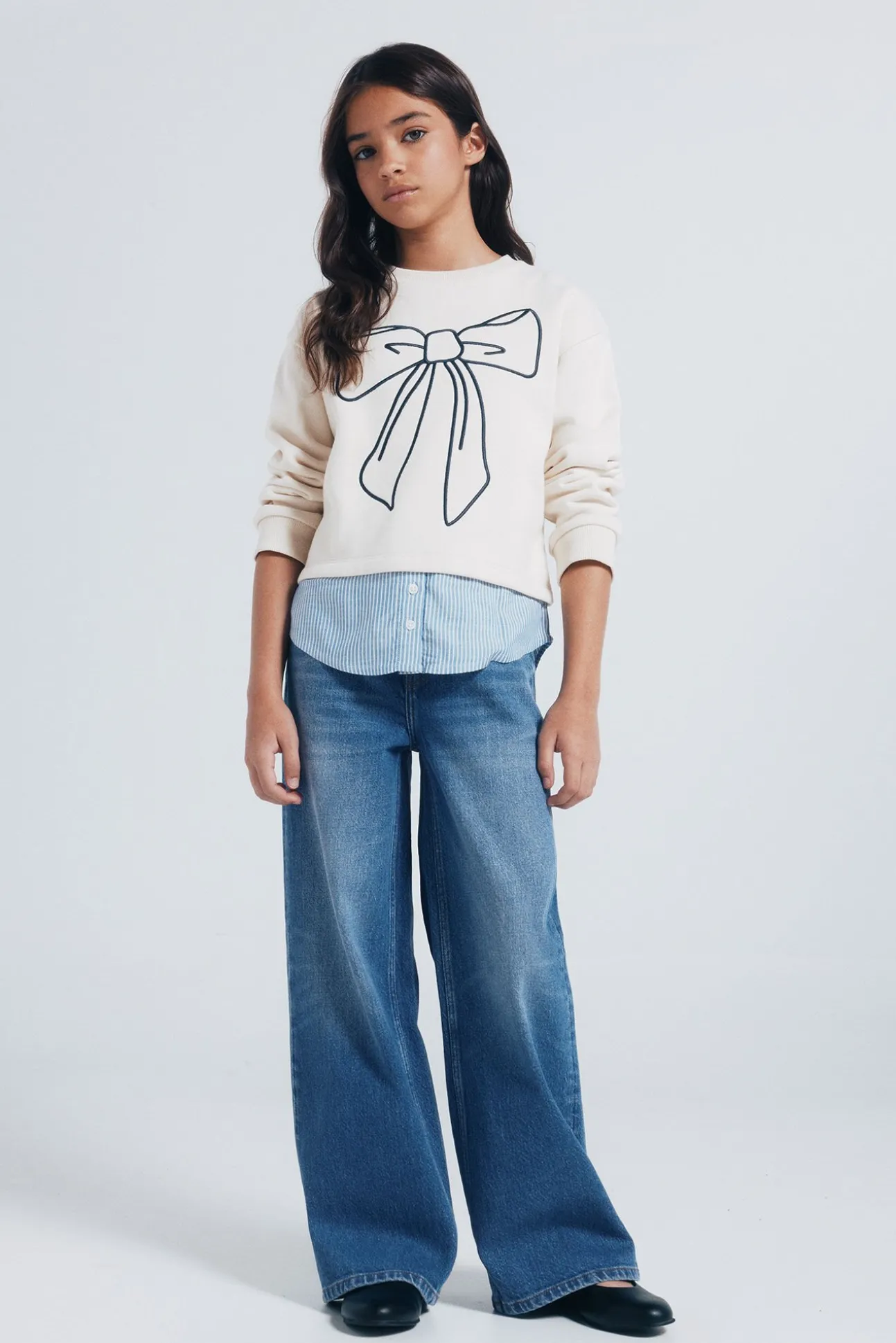 Sudadera Lazo niña
