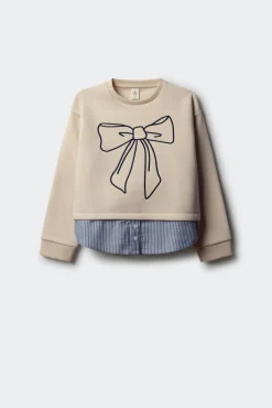 Sudadera Lazo niña