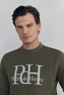 Sudadera logo cuello caja