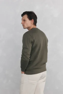 Sudadera logo cuello caja