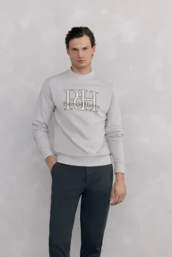 Sudadera logo cuello caja