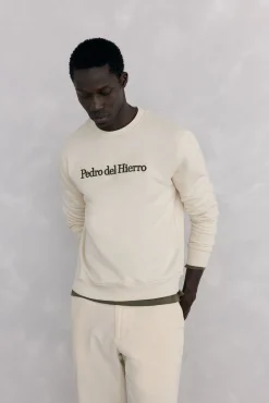 Sudadera logo cuello caja