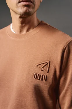 Sudadera logo relieve