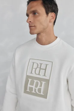 Sudadera logo relieve