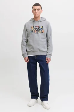 Sudadera regular fit estampada