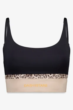 Sujetador deportivo 4D STRETCH negro animal print