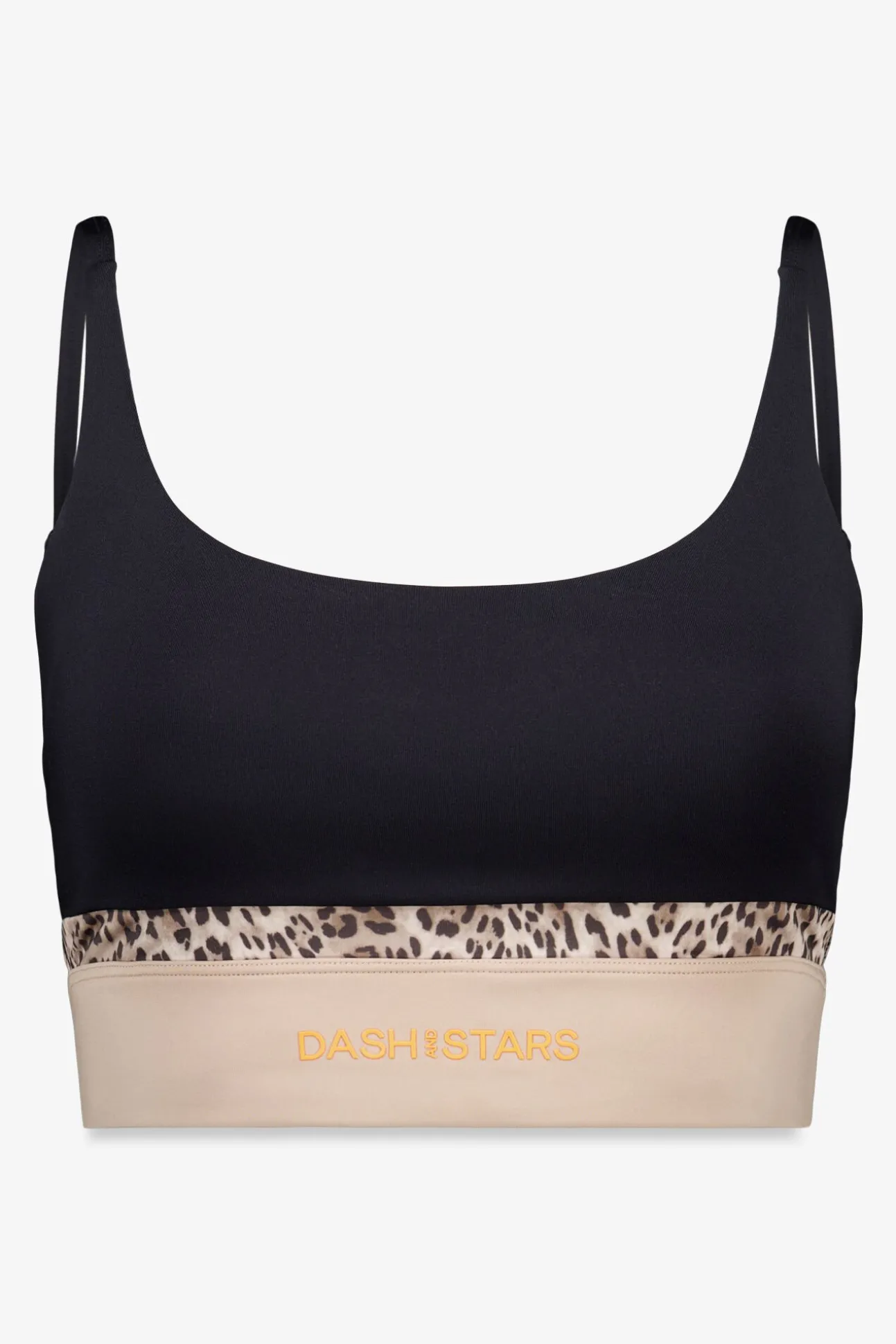 Sujetador deportivo 4D STRETCH negro animal print