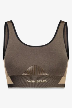 Sujetador deportivo marrón SEAMLESS FIT