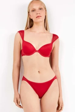 Sujetador push up en tul plumetti
