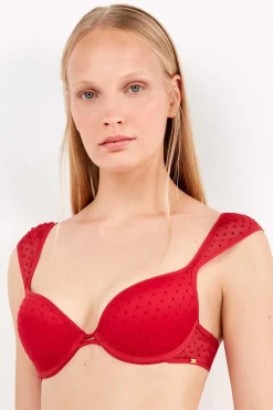 Sujetador push up en tul plumetti