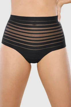 Tanga tiro alto de compresión suave de abdomen