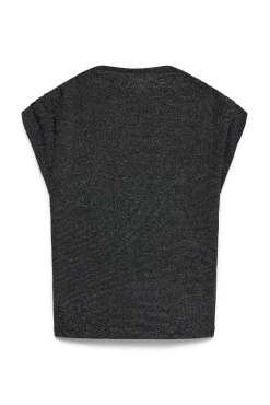Top escote Perkins lúrex