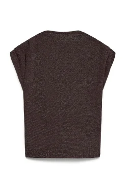 Top escote Perkins lúrex