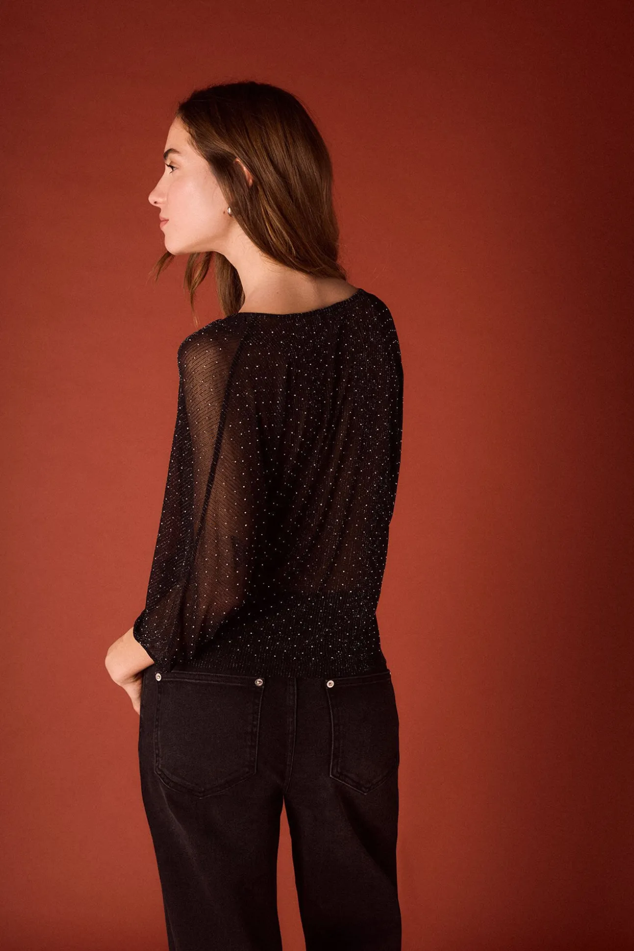 Top fluido lurex
