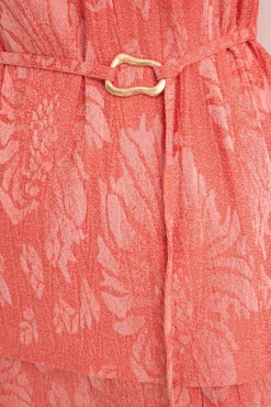 Top jacquard hebilla