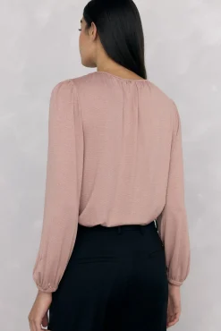 Top lurex abertura