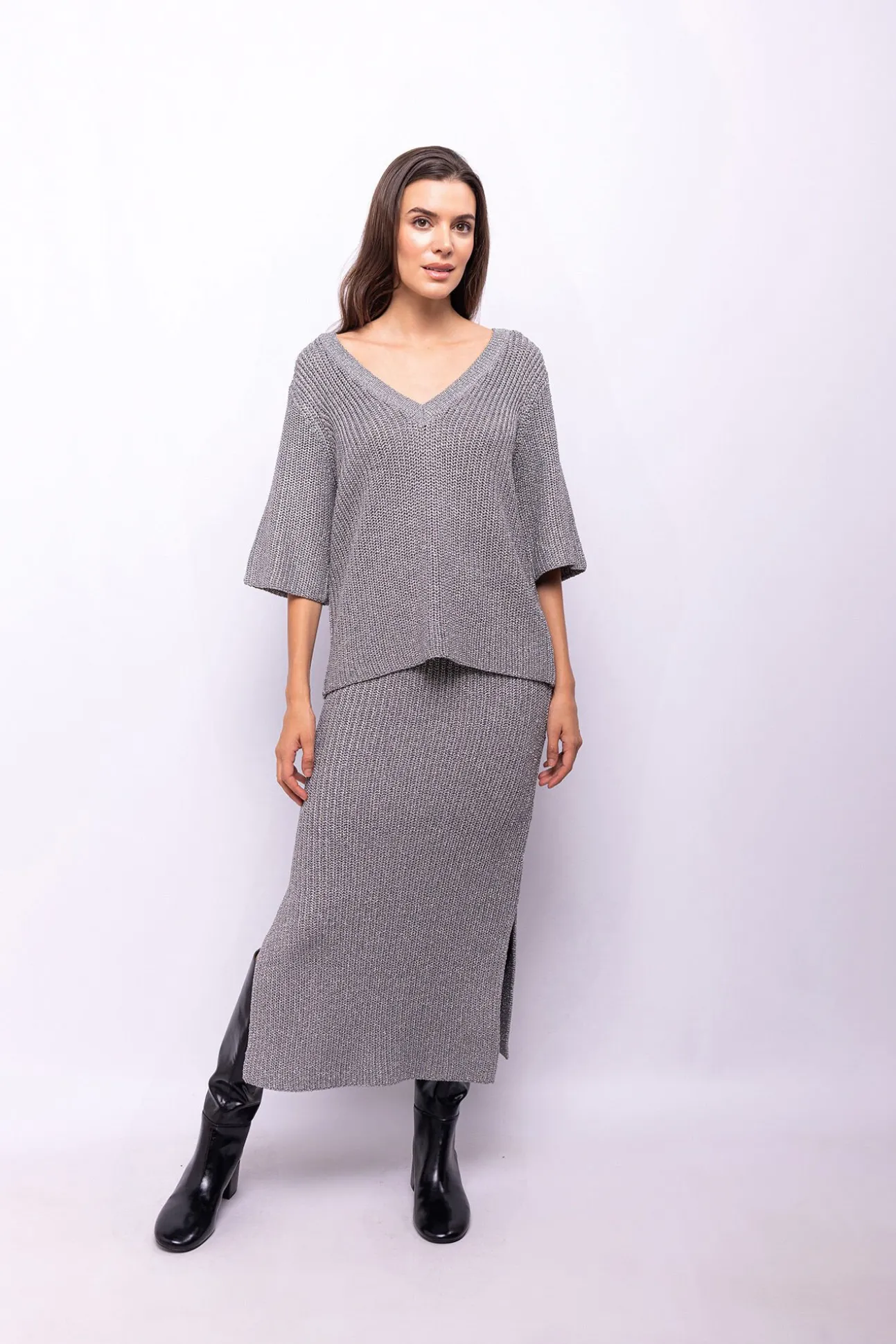 Top punto lurex