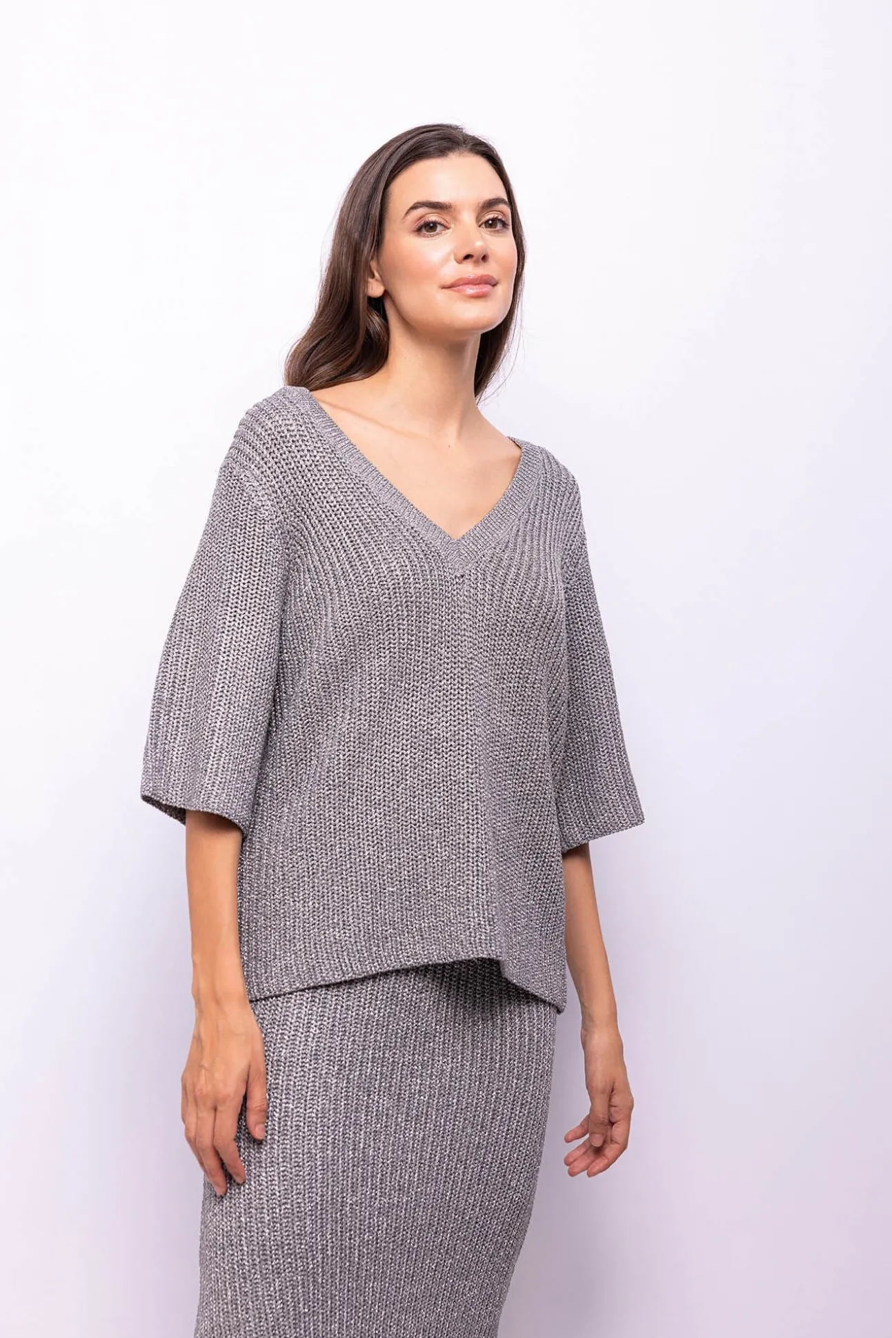Top punto lurex