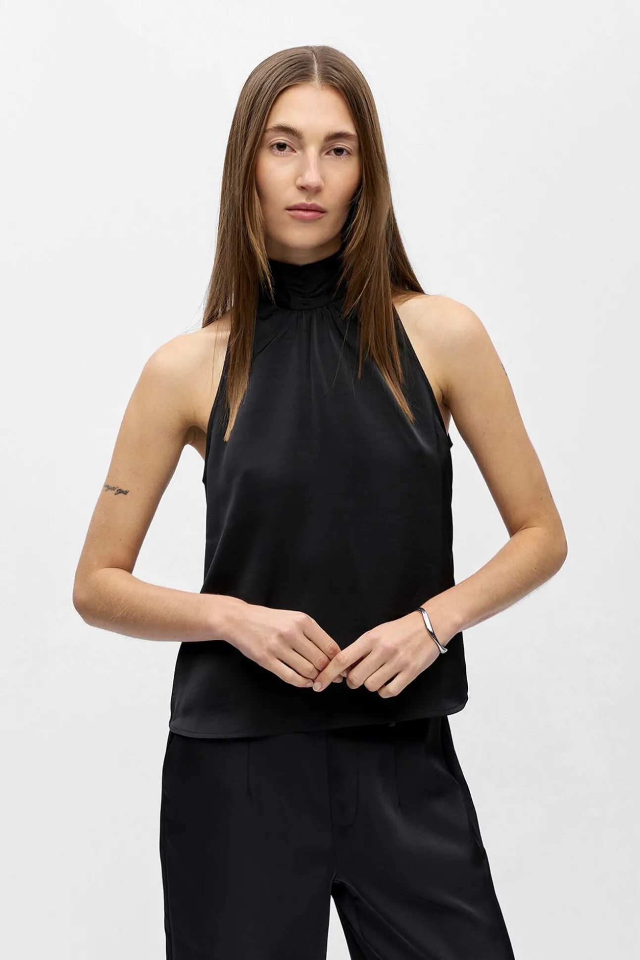 Top satinado lazada