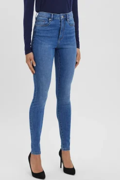 Vaquero skinny de mujer con cintura alta