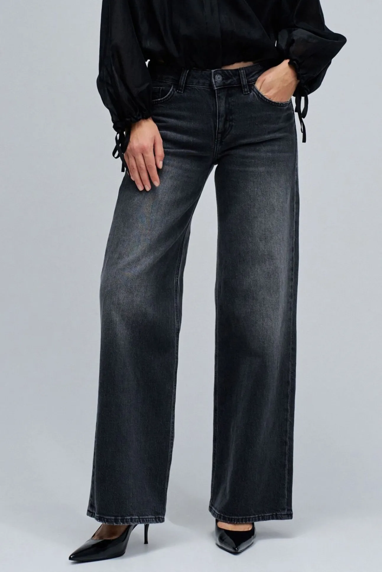 Vaqueros low rise wide