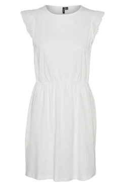 Vestido corto de algodón