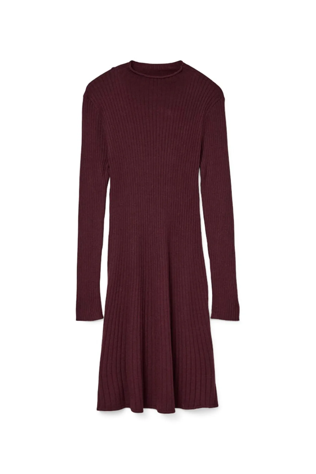 Vestido corto de punto