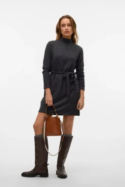 Vestido corto de punto