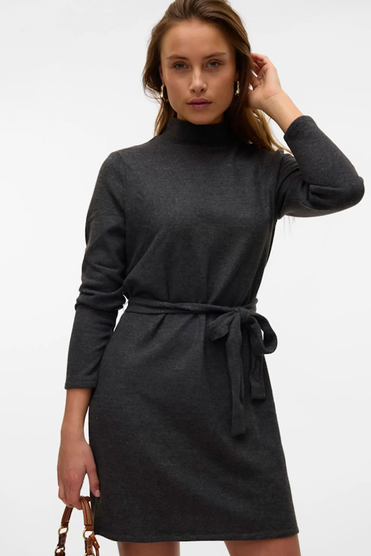 Vestido corto de punto