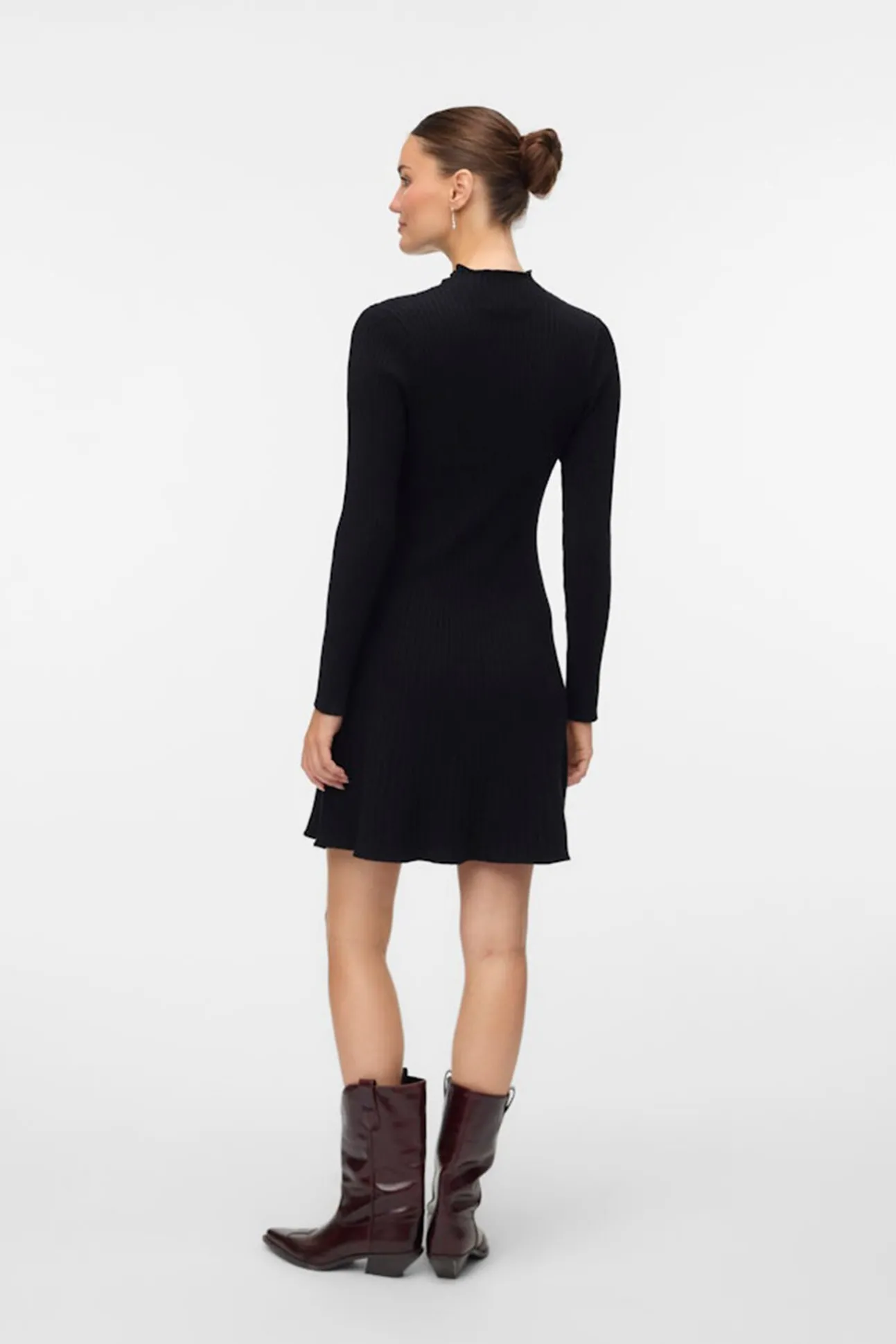 Vestido corto de punto