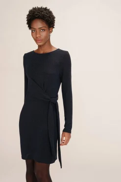 Vestido corto lúrex