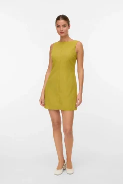 Vestido corto manga sisa