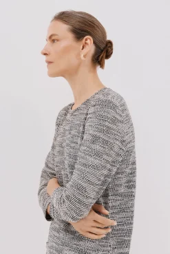 Vestido corto tweed