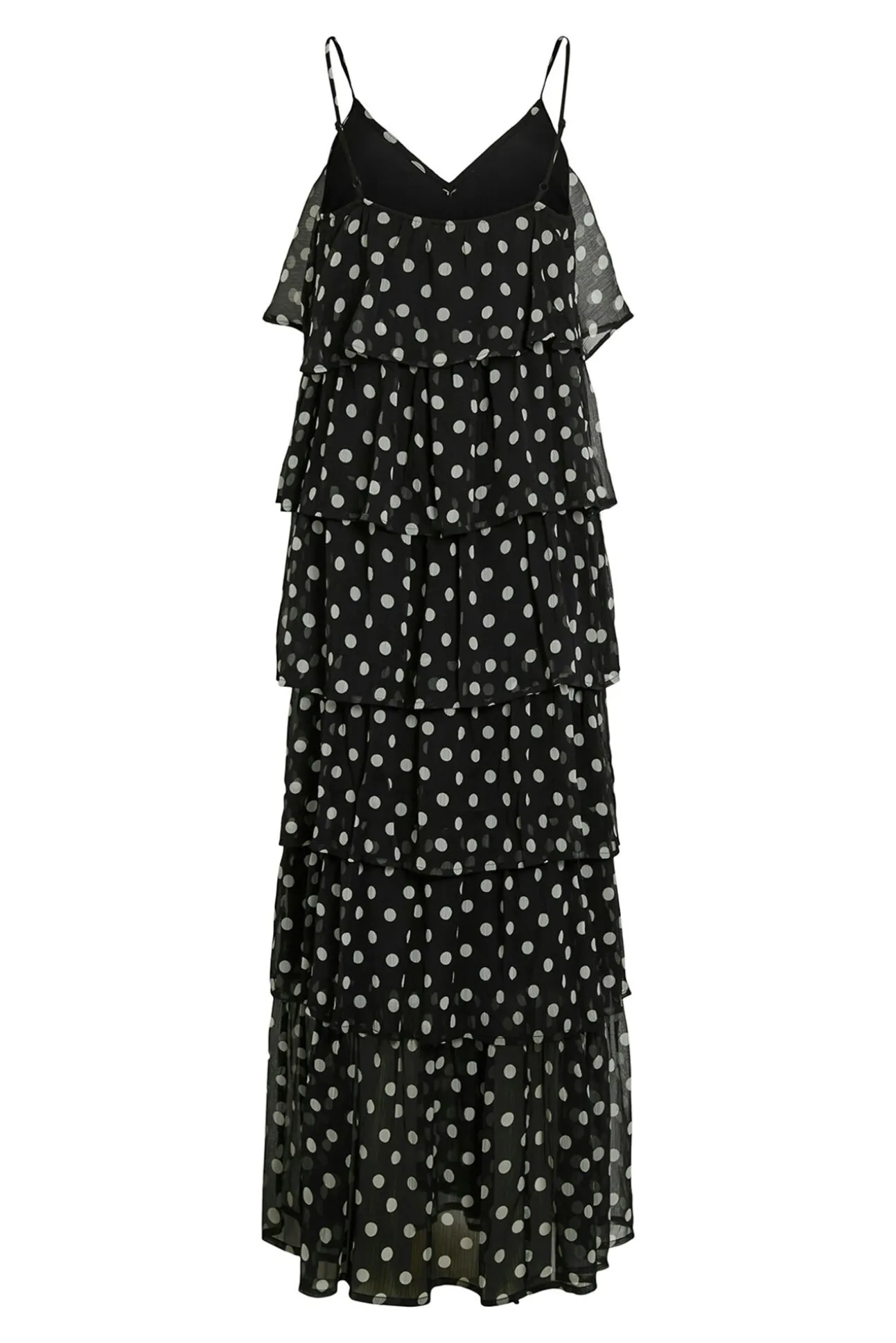 Vestido de gasa con lunares