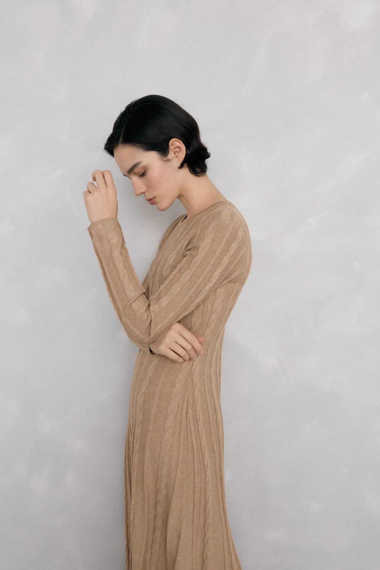 Vestido de punto con ochos