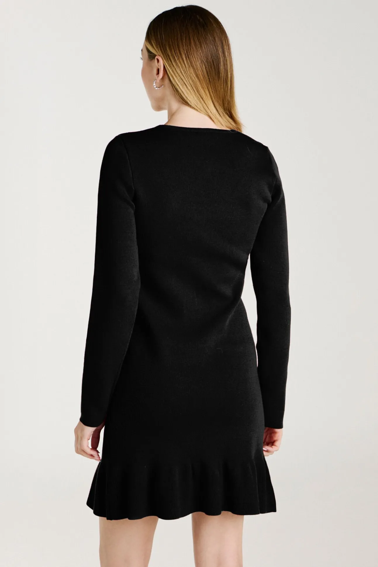 Vestido de punto con viscosa
