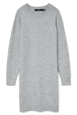 Vestido de punto manga larga talla grande