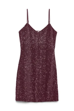 Vestido de tirantes con lentejuelas