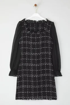 Vestido de tweed